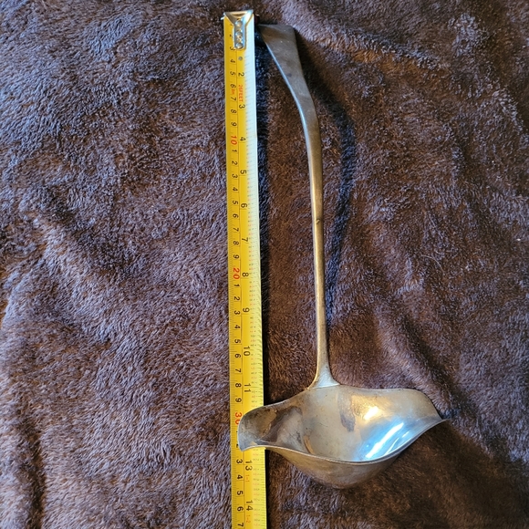 Vintage silver plated punch bowl ladle. - Picture 3 of 6